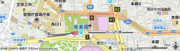 文京シビックセンター周辺の地図