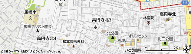 サンベール高円寺周辺の地図