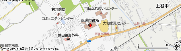 匝瑳市役所　会計課千葉銀行市役所派出所周辺の地図