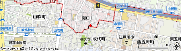 キリン堂薬局　江戸川橋店周辺の地図