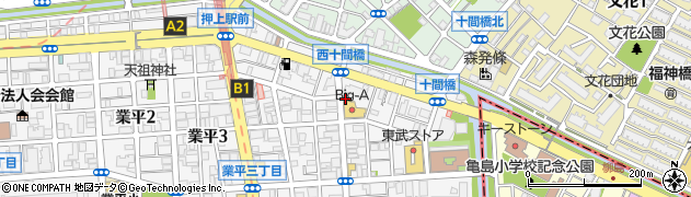 ビッグ・エー墨田業平店周辺の地図