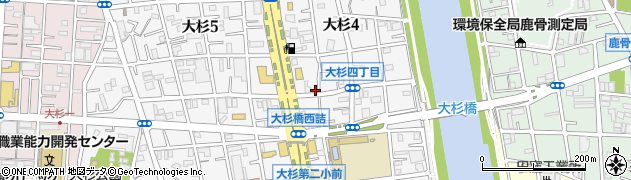 東京都江戸川区大杉4丁目2-13周辺の地図