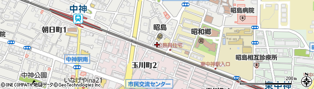 東京都昭島市中神町1231周辺の地図