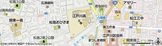 東京都江戸川区松島2丁目38周辺の地図