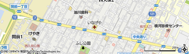 いなげや武蔵野西久保店周辺の地図