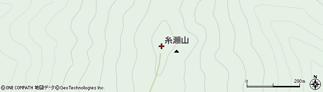 糸瀬山周辺の地図