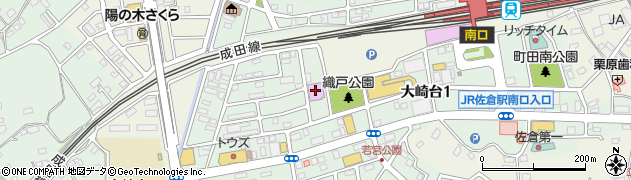 スポーツクラブルネサンス　佐倉周辺の地図