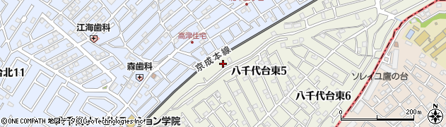ガラス屋さん２４　千葉県・八千代市店周辺の地図