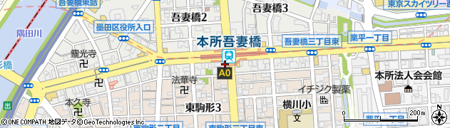 祥龍房刀削麺荘周辺の地図