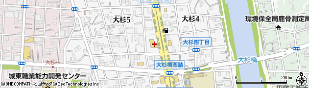 東京都江戸川区大杉5丁目36周辺の地図