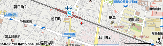 ドミノピザ　昭島店周辺の地図