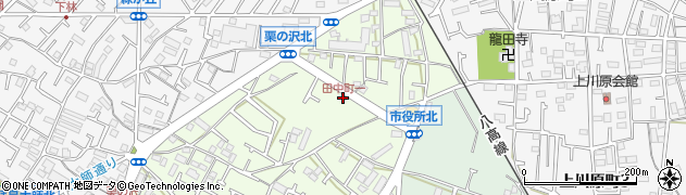 田中町一周辺の地図