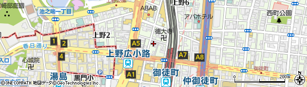 すたみな太郎 NEXT 上野アメ横店周辺の地図
