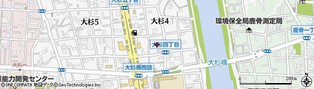 東京都江戸川区大杉4丁目16周辺の地図