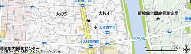 東京都江戸川区大杉4丁目2-11周辺の地図
