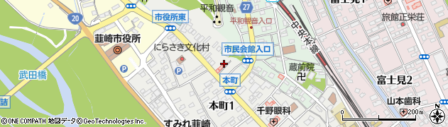 松葉家周辺の地図