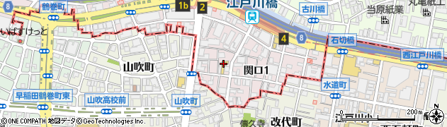 薬局くすりの福太郎　江戸川橋店周辺の地図