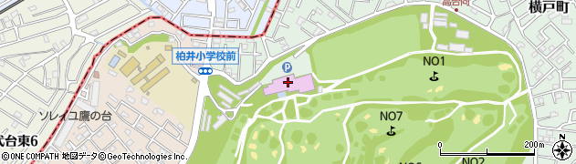 鷹之台カンツリー倶楽部周辺の地図