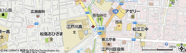 東京都江戸川区松島2丁目39周辺の地図