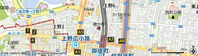 徳大寺周辺の地図