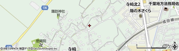千葉県佐倉市寺崎2722周辺の地図