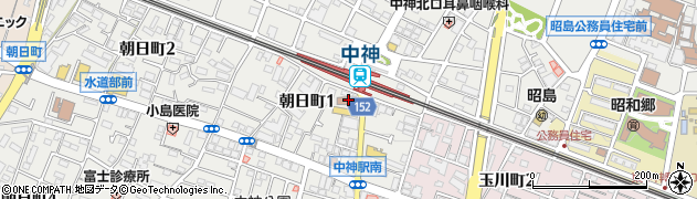 中神駅前郵便局 ＡＴＭ周辺の地図