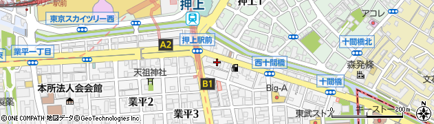 株式会社エイブル　押上店周辺の地図