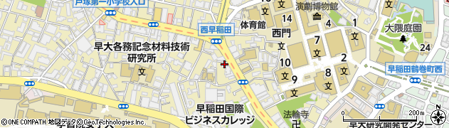 デイサービスヨウコー早稲田周辺の地図