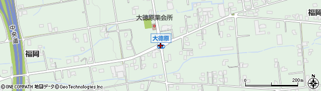 大徳原周辺の地図