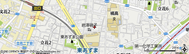 東京都墨田区立花周辺の地図