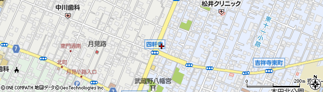 セオサイクル吉祥寺店周辺の地図