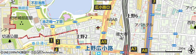 鈴本演芸場周辺の地図