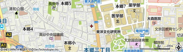 Ａ文京区・白アリ駆除対策　２４Ｘ３６５安心受付センター周辺の地図