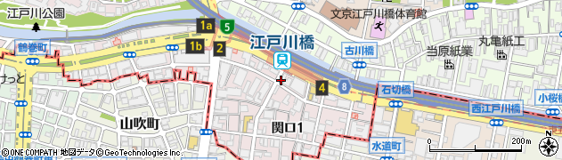 キッズパートナー文京関口周辺の地図