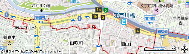 東京都新宿区山吹町364-4周辺の地図
