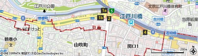 東京都新宿区山吹町364-6周辺の地図