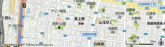 台東区立うえの高齢者在宅サービスセンター周辺の地図