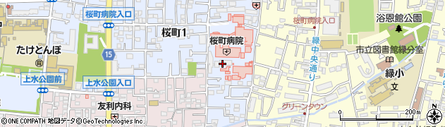 カトリック小金井教会周辺の地図