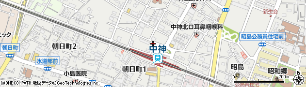 東京都昭島市中神町1177-7周辺の地図