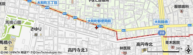 ファミリーマート杉並高円寺北店周辺の地図