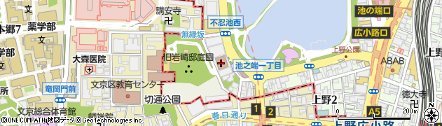 東京労働局　労働基準監督署上野安全衛生課周辺の地図