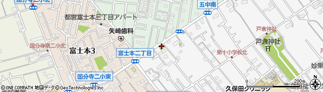 ファミリーマート国分寺戸倉通り店周辺の地図
