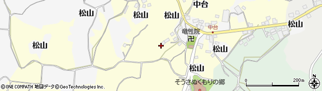 千葉県匝瑳市中台周辺の地図