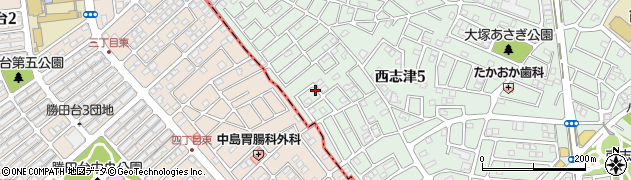 東沢街区公園周辺の地図