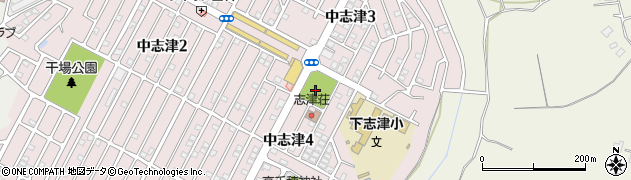 中志津中央公園周辺の地図
