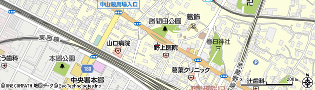 東建コーポレーション株式会社　西船橋支店周辺の地図