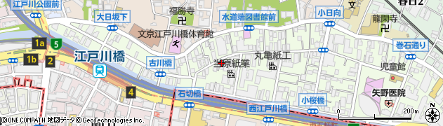 文京区水道ライゼボックス周辺の地図