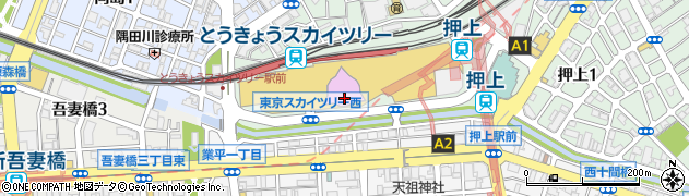 ひつまぶし 名古屋 備長 東京スカイツリータウン ソラマチ店周辺の地図
