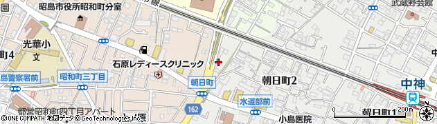 築地まぐろや昭島店周辺の地図