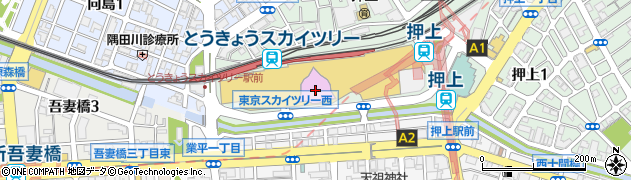 東京スカイツリー周辺の地図